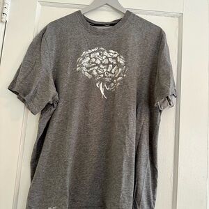 Nike Gray Brain Graphic Short Sleeve Tee
